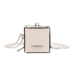 Women's Lipstick Bag Messenger Mini Square Handbag