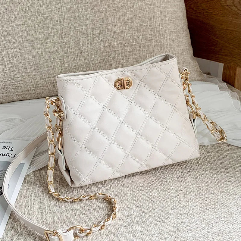 Women's Diamond Shoulder Messenger Bag