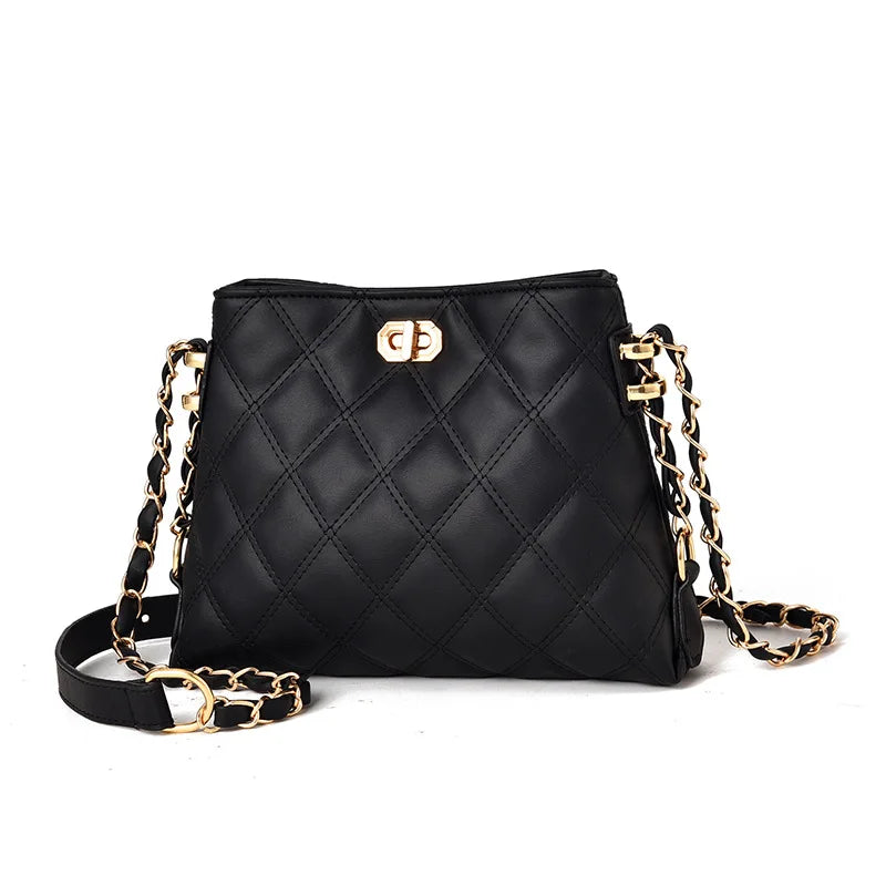 Women's Diamond Shoulder Messenger Bag