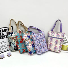 Women's Mobile Phone Bag Canvas One-Shoulder Bag