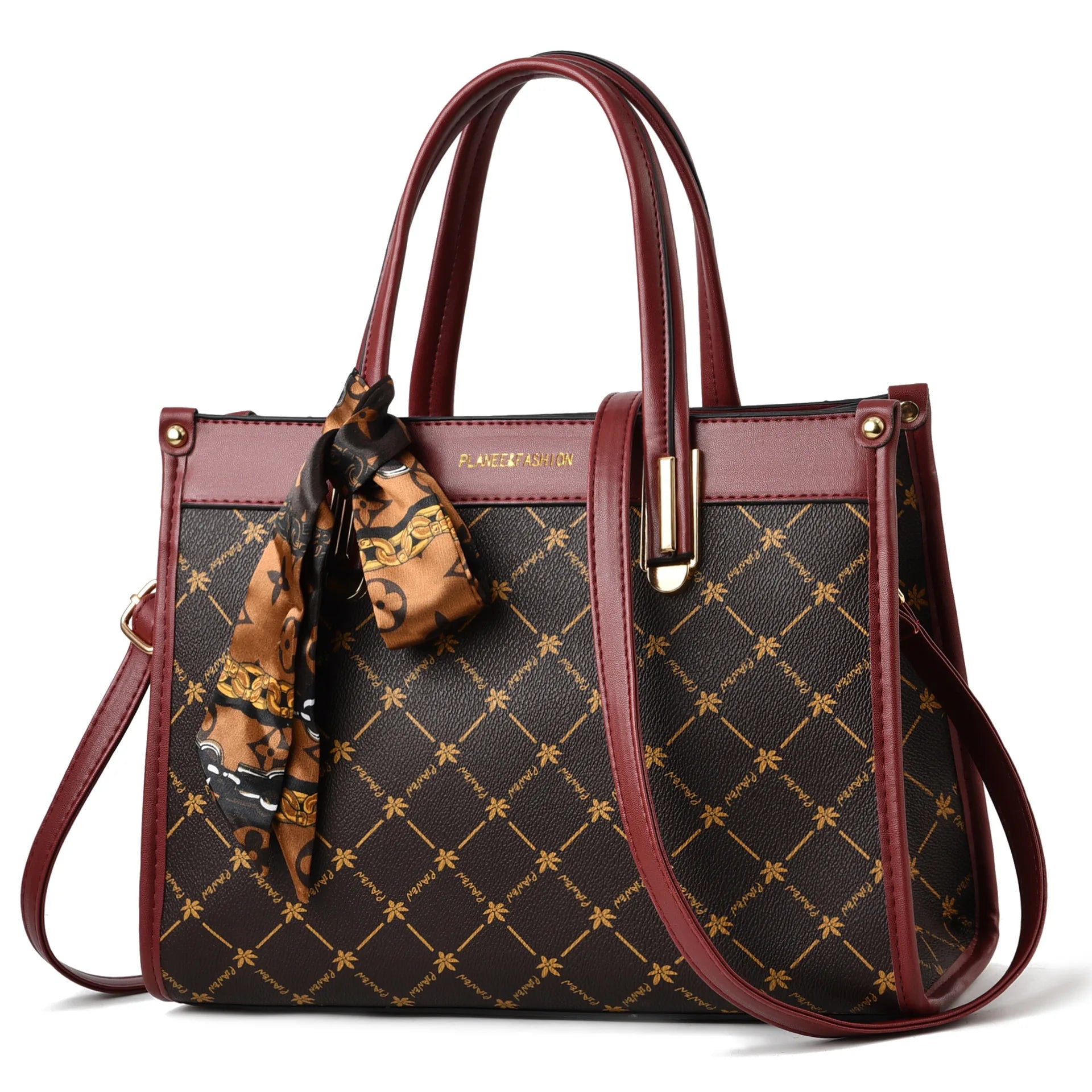 Printed Women's Handbag Retro Classy Mom Bag Shoulder Crossbody