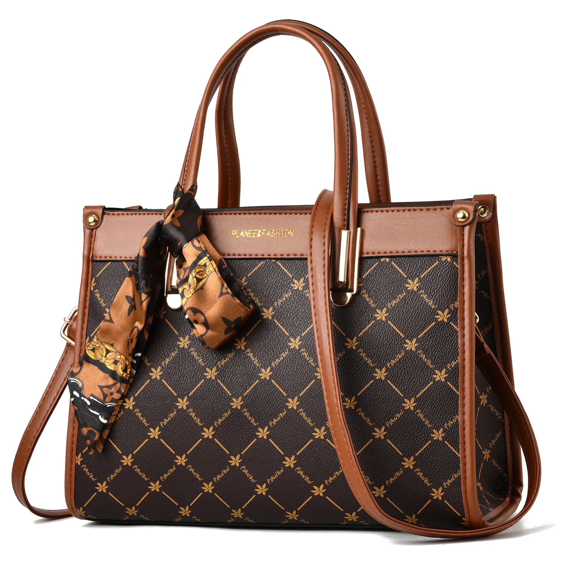 Printed Women's Handbag Retro Classy Mom Bag Shoulder Crossbody