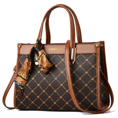 Printed Women's Handbag Retro Classy Mom Bag Shoulder Crossbody