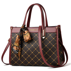 Printed Women's Handbag Retro Classy Mom Bag Shoulder Crossbody