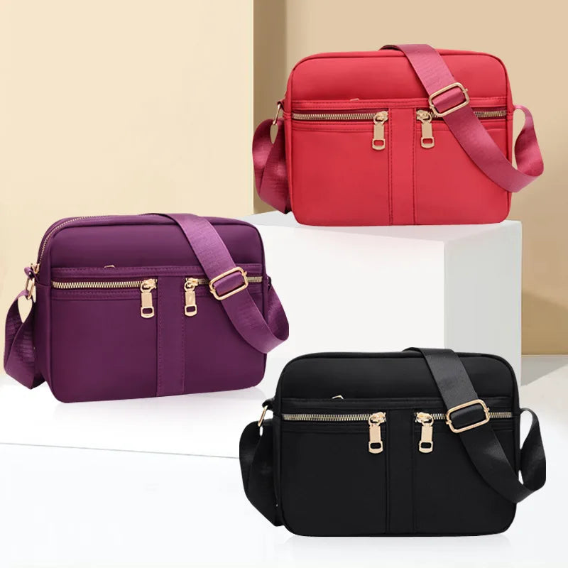 Women's Multi-layer Shoulder Crossbody Diagonal Bag