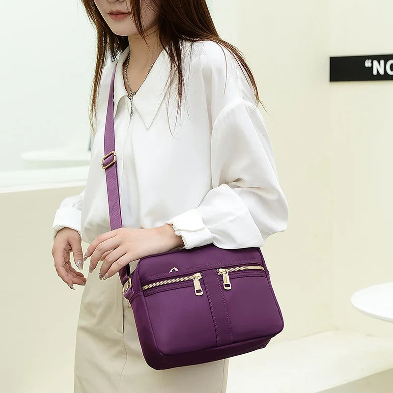 Women's Multi-layer Shoulder Crossbody Diagonal Bag