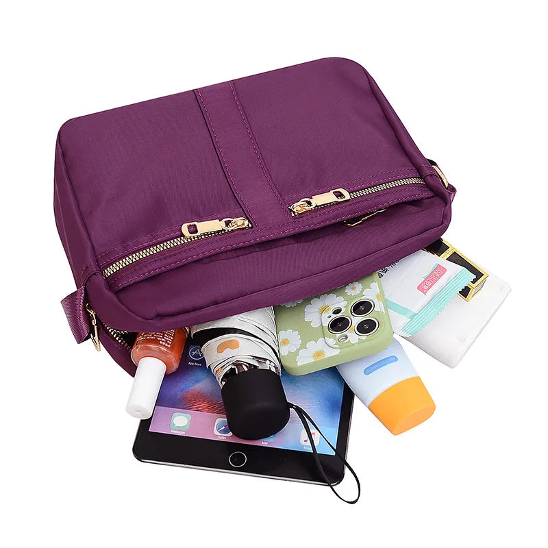 Women's Multi-layer Shoulder Crossbody Diagonal Bag
