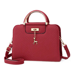 Women's Soft Leather Shoulder Bag Summer Texture Cross-Body Bag