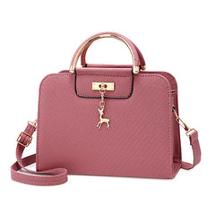Women's Soft Leather Shoulder Bag Summer Texture Cross-Body Bag