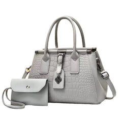 Stone Pattern Handbag for Middle-Aged Women