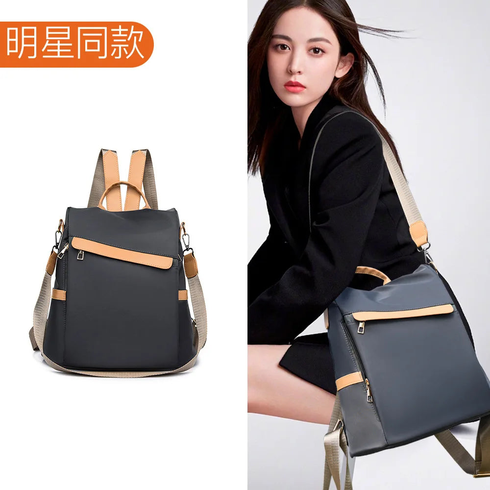 Nylon Cloth Backpack Travel Bags For Women