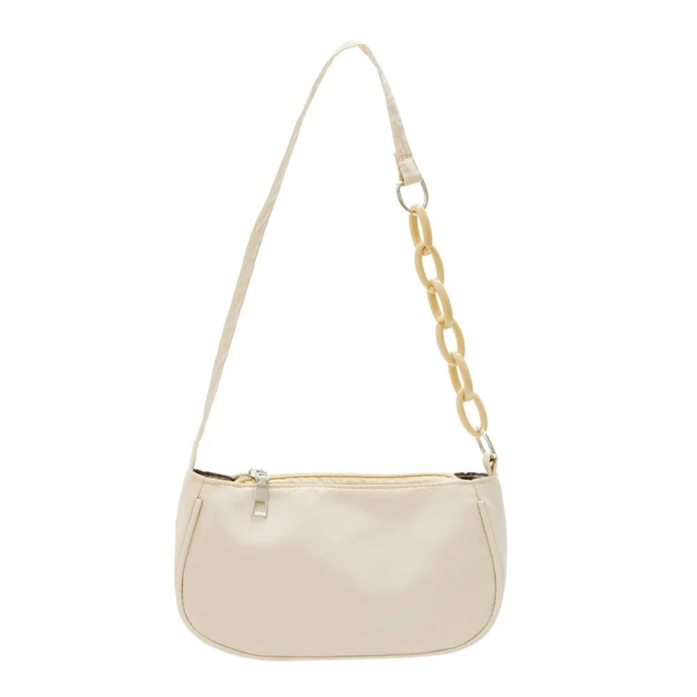 Nylon Handbag Underarm Shoulder Bags Daily Travel Totes Purse