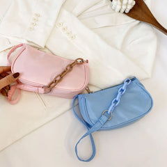 Nylon Handbag Underarm Shoulder Bags Daily Travel Totes Purse