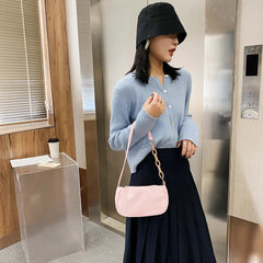 Nylon Handbag Underarm Shoulder Bags Daily Travel Totes Purse