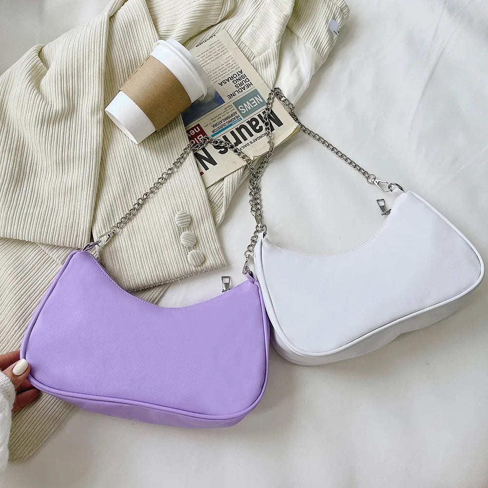 Women's PU Leather Shoulder Bags Casual Handbags Purse