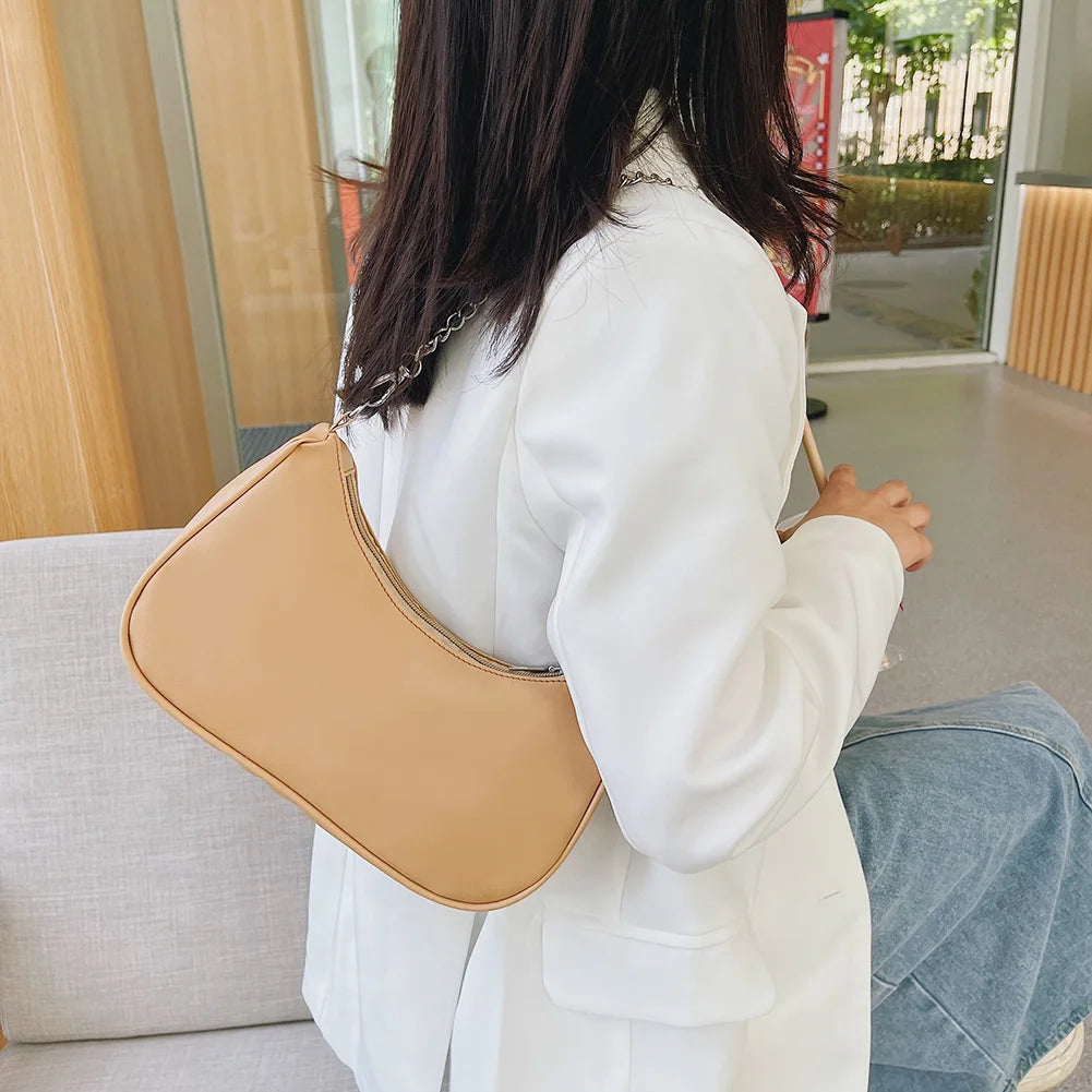 Women's PU Leather Shoulder Bags Casual Handbags Purse