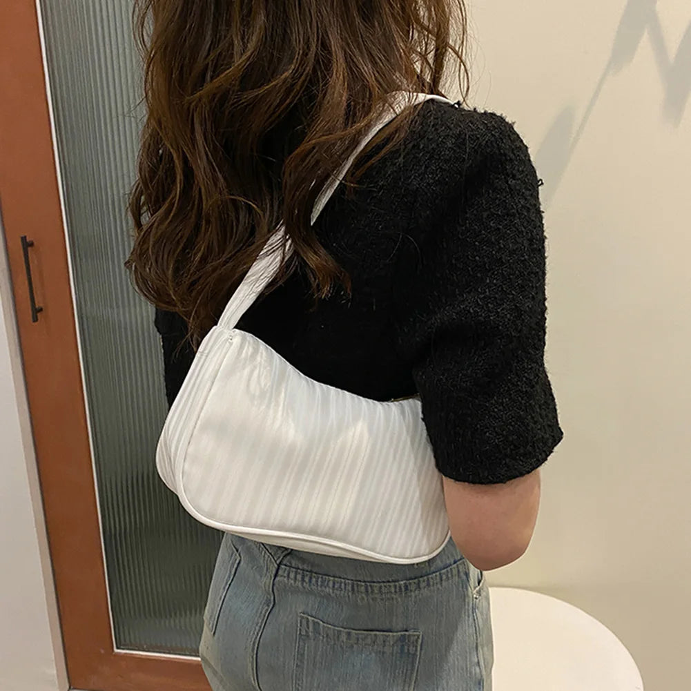 Women's PU Leather Vintage Shoulder Bag, Chain Shopper Purse