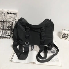 Women's Techwear Gothic School Backpacks Rucksack Mochila