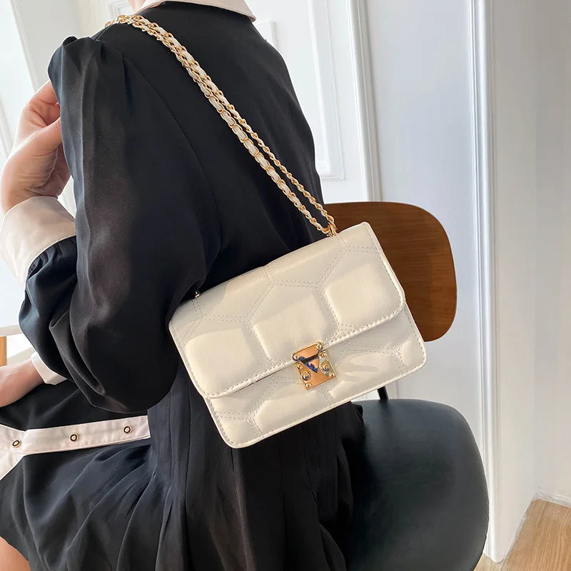 Embroidered Thread Small Bag for Women