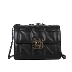 Women's Small Diamond Chain Crossbody Bag