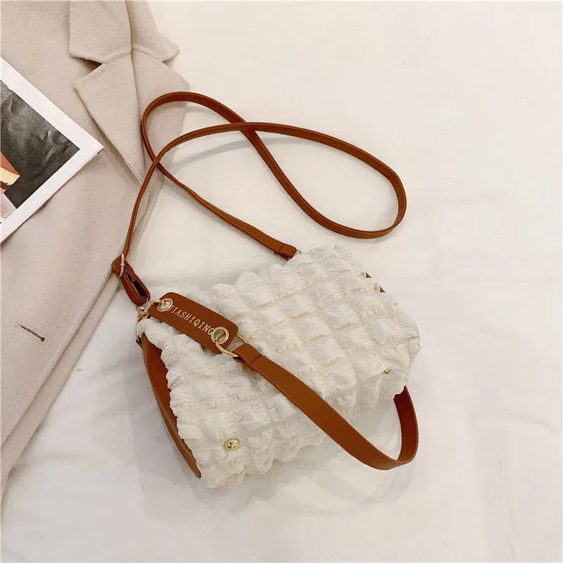Autumn Winter Women's Shoulder Crossbody Bag Casual Underarm Western Style