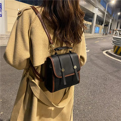 Women's Crossbody Backpack Portable Student Book Bag
