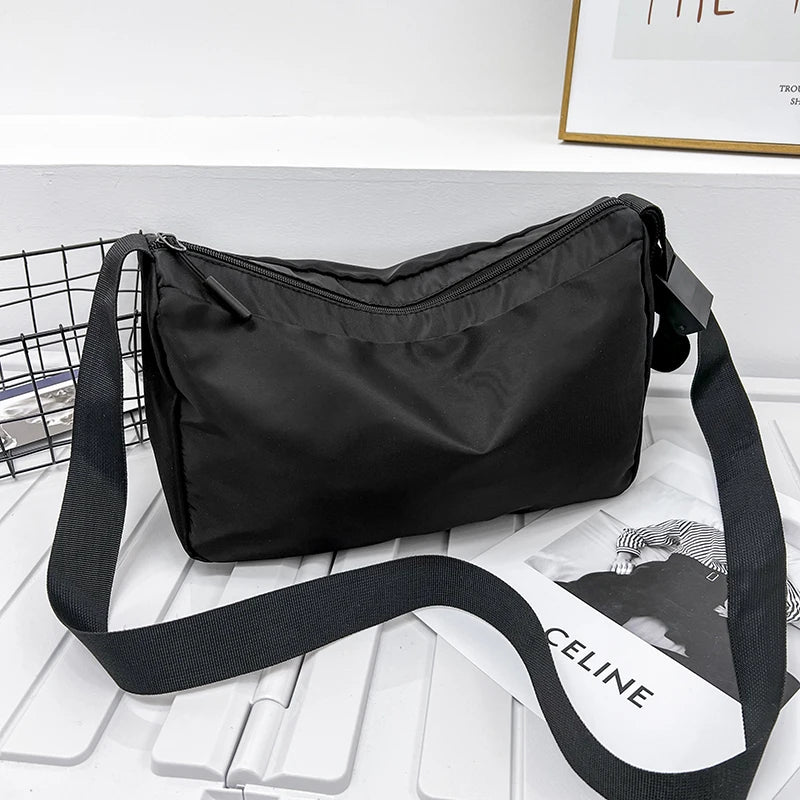 Women's Cotton Cross Body Bag Canvas Shoulder Reusable Shopping Gift