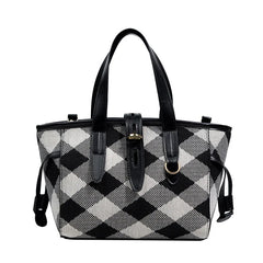 Rhombus Shoulder Crossbody Tote Bag for Women