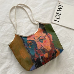 Women's Canvas Shopper Bag, High Capacity