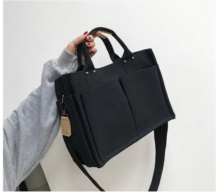 Women's Nylon Waterproof Shopper Bag Crossbody Tote