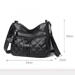 Women's Shoulder Bag PU Leather Tote Handbags Messenger Bags Vintage Bag