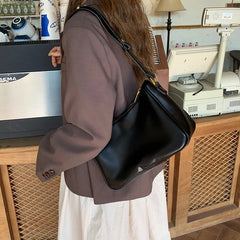 Women's Pu Leather Totes Shopper Handbag Large Capacity