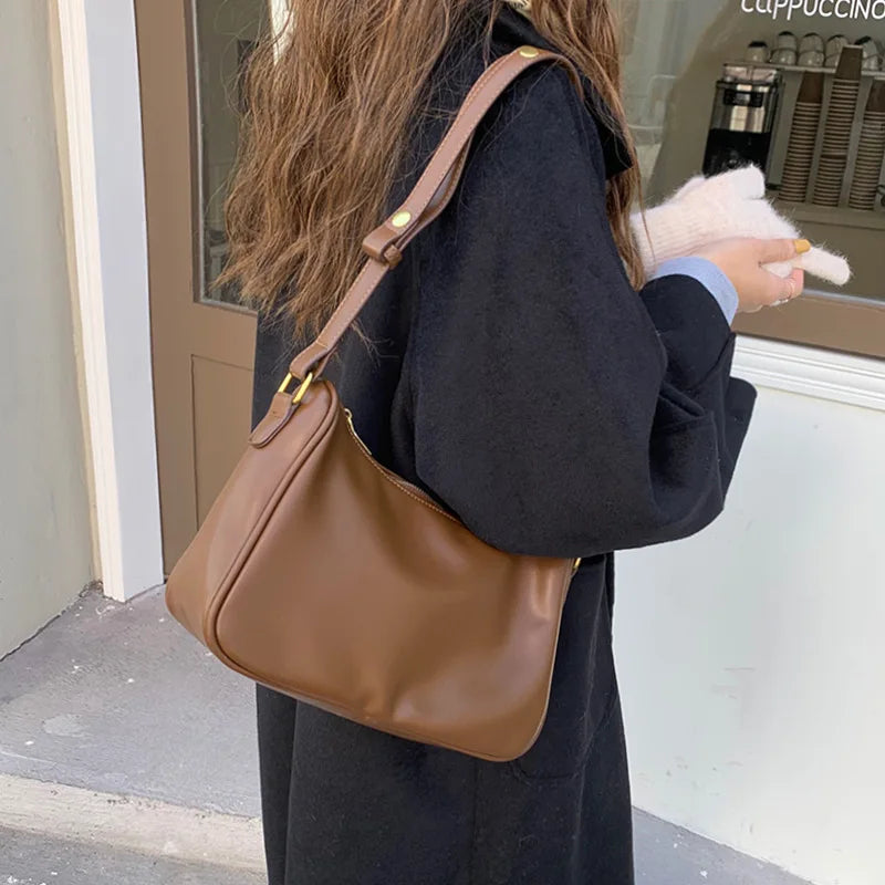 Women's Pu Leather Totes Shopper Handbag Large Capacity