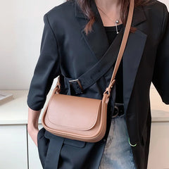 Leather Shoulder Bag Women's Messenger Crossbody Purse