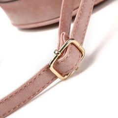 Solid Leather Shoulder Bag for Women
