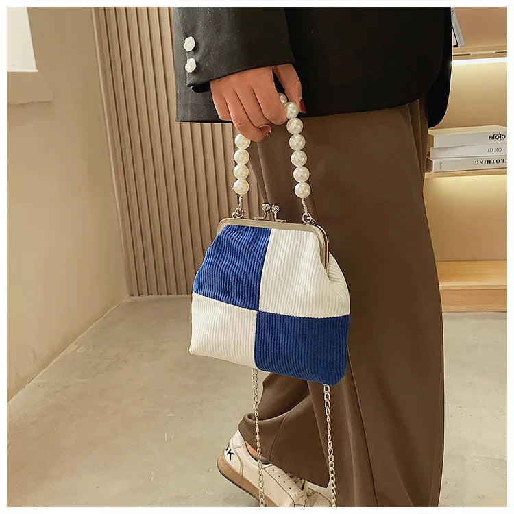 Small Corduroy Shoulder Bags For Women Hot Handbags And Purses