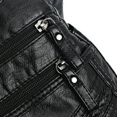 Vintage Ladies Handbag PU Leather Shoulder Messenger Classic Crossbody Pack