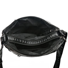 Vintage Ladies Handbag PU Leather Shoulder Messenger Classic Crossbody Pack