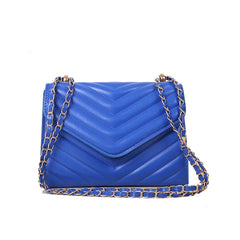 Solid Chain One-Shoulder Bag Spring Summer Crossbody Small Square Women's Bags