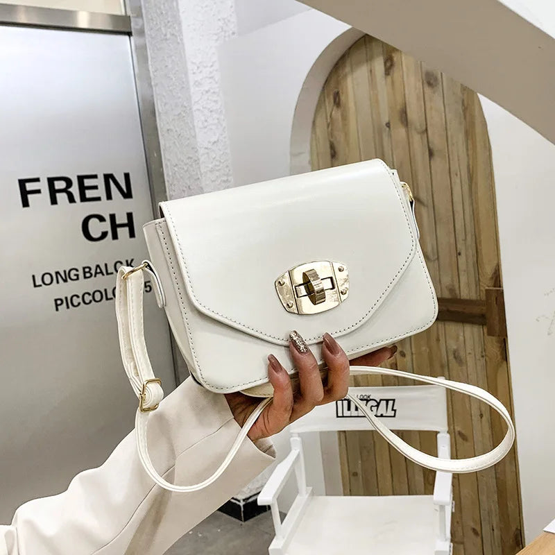 Women's Small Square Crossbody Bags Retro Solid Spring Fashion