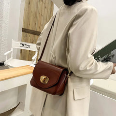 Women's Small Square Crossbody Bags Retro Solid Spring Fashion