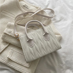 Rhombus Retro Portable Shoulder Crossbody Small Square Bags For Women