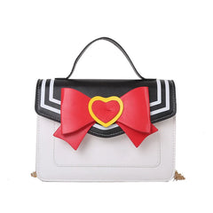 Women's Bow Square Bag Spring Cuteness One Shoulder Crossbody Bag