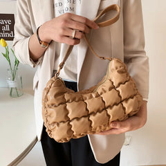 Stylish Pleated Shoulder Underarm Small Bags For Women