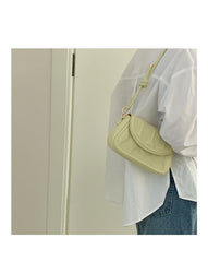 Stylish Textured Retro Square Bag Women's Summer Shoulder Bag