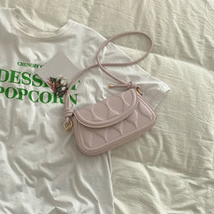 Stylish Textured Retro Square Bag Women's Summer Shoulder Bag