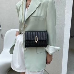 Summer Woven Chain Shoulder Bag for Women