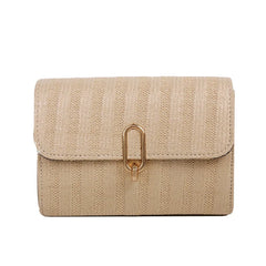 Summer Woven Chain Shoulder Bag for Women