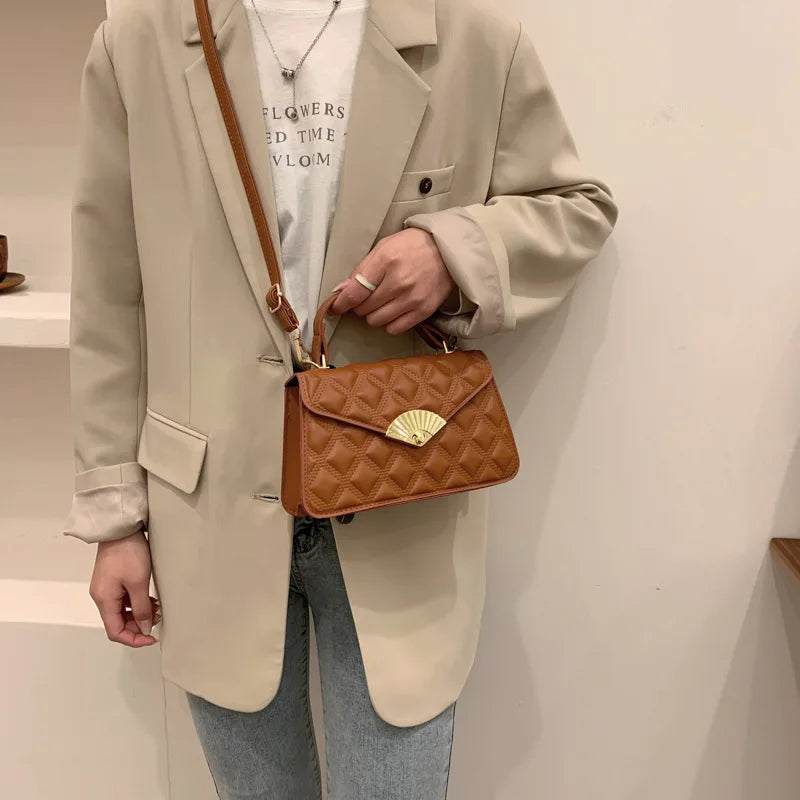 Small InsFashion Casual Autumn Winter Crossbody Portable Square Bags