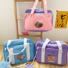 Large Capacity Women's Travel Shoulder Bag School Handbag Tote Shopper